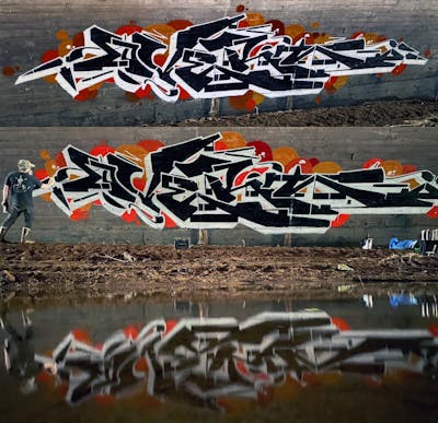 Black and White Stylewriting by OVERT. This Graffiti is located in United States and was created in 2022. This Graffiti can be described as Stylewriting and Abandoned.