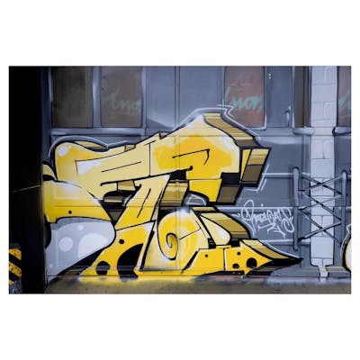 Grey and Yellow Stylewriting by Biest. This Graffiti is located in Mainz, Germany and was created in 2020.