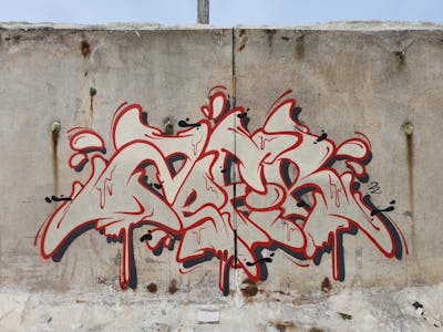 Chrome and Red Stylewriting by Zefir. This Graffiti is located in Sweden and was created in 2022.