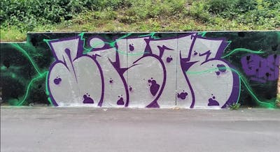 Chrome Stylewriting by BISTE. This Graffiti is located in Germany and was created in 2021.