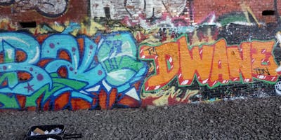 Colorful Stylewriting by BALO and DWANE. This Graffiti is located in NEW YORK CITY, United States and was created in 2021.