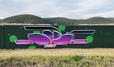 Violet and Coralle Stylewriting by Modi. This Graffiti is located in Germany and was created in 2024.