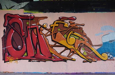 Red and Orange Stylewriting by Stier. This Graffiti is located in Germany and was created in 2021. This Graffiti can be described as Stylewriting and Wall of Fame.