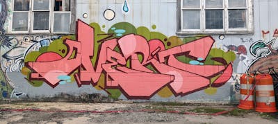 Coralle Stylewriting by OVERT. This Graffiti is located in United States and was created in 2022. This Graffiti can be described as Stylewriting and Abandoned.