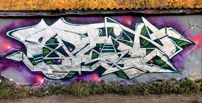 Chrome and Colorful Stylewriting by Spilt. This Graffiti is located in Germany and was created in 2022.