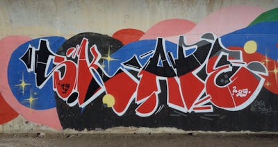 Colorful Stylewriting by S.KAPE289 and Skape289. This Graffiti is located in Casa Blanca, Morocco and was created in 2019.