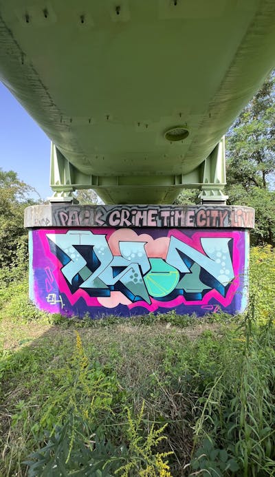 Light Blue and Cyan and Violet Stylewriting by Asot. This Graffiti is located in Poland and was created in 2022. This Graffiti can be described as Stylewriting and Abandoned.