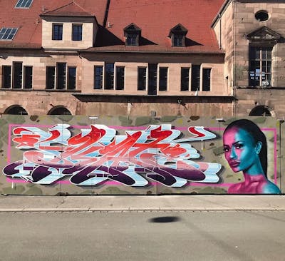 Colorful Stylewriting by Skate. This Graffiti is located in Nürnberg, Germany and was created in 2020. This Graffiti can be described as Stylewriting.