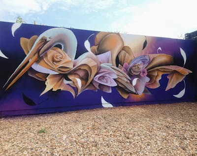 Colorful Characters by Samer. This Graffiti was created in 2019 but its location is unknown. This Graffiti can be described as Characters and Futuristic.
