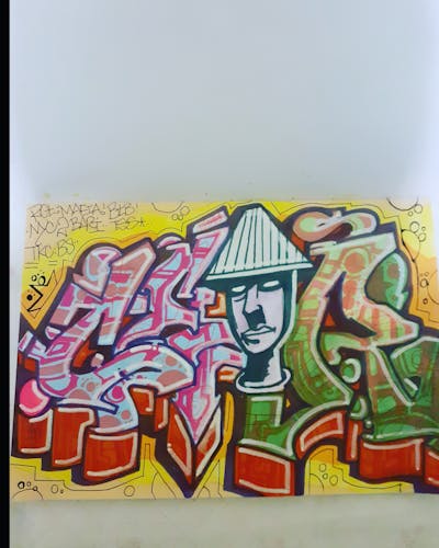 Colorful Blackbook by CEAR.ONE. This Graffiti is located in Nyc, United States and was created in 2023. This Graffiti can be described as Blackbook.