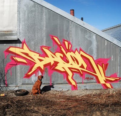 Yellow and Colorful Special by Bacon. This Graffiti is located in Canada and was created in 2011. This Graffiti can be described as Special and Stylewriting.