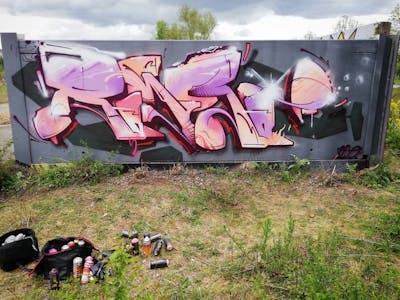 Coralle and Colorful Stylewriting by Roweo and mtl crew. This Graffiti is located in Saalfeld (Saale), Germany and was created in 2020.