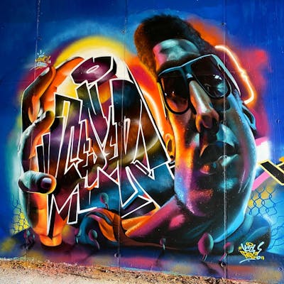 Colorful Stylewriting by Ceser87 and ceser. This Graffiti is located in Gran Canaria, Spain and was created in 2022. This Graffiti can be described as Stylewriting, Characters, 3D and Abandoned.