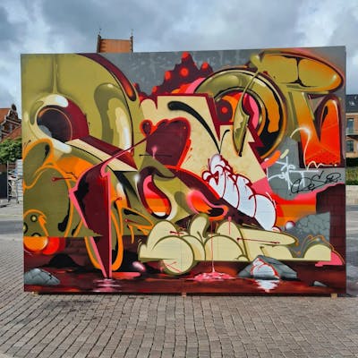 Colorful Stylewriting by Semor. This Graffiti is located in Denmark and was created in 2022. This Graffiti can be described as Stylewriting and Futuristic.