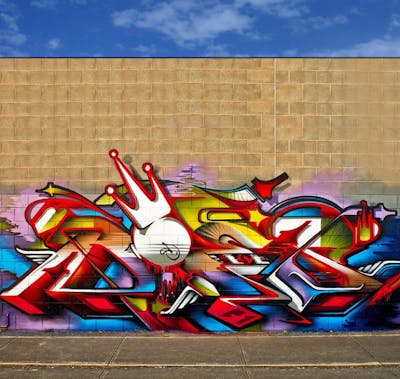 Colorful Stylewriting by Does. This Graffiti is located in Australia and was created in 2011. This Graffiti can be described as Stylewriting, 3D, Futuristic and Special.