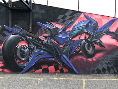 Coralle and Black Characters by Real143. This Graffiti is located in Karlovy Vary, Czech Republic and was created in 2018. This Graffiti can be described as Characters, 3D and Stylewriting.