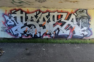 Chrome and Black Stylewriting by ESSEX. This Graffiti is located in Sunshine Coast, Australia and was created in 2023. This Graffiti can be described as Stylewriting and Characters.