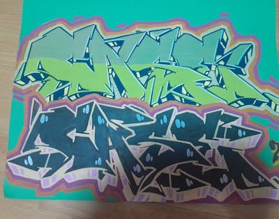 Colorful Blackbook by Casesix. This Graffiti is located in Singapore, Singapore and was created in 2024. This Graffiti can be described as Blackbook.