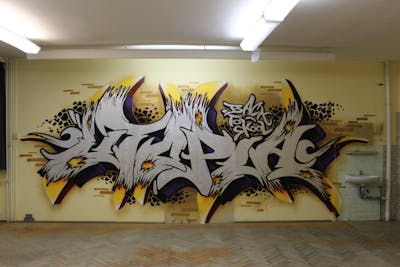 Chrome and Beige Stylewriting by Utopia. This Graffiti is located in Germany and was created in 2019. This Graffiti can be described as Stylewriting and Abandoned.
