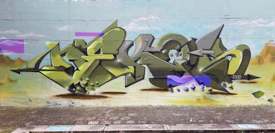 Colorful Stylewriting by Nekos. This Graffiti is located in Italy and was created in 2021. This Graffiti can be described as Stylewriting and Wall of Fame.