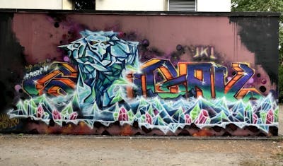 Colorful Wall of Fame by Glurak. This Graffiti is located in Berlin, Germany and was created in 2022. This Graffiti can be described as Wall of Fame, Stylewriting and Characters.