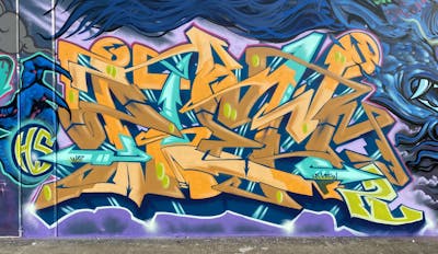 Colorful Stylewriting by POEM2. This Graffiti is located in San Francisco, United States and was created in 2022.
