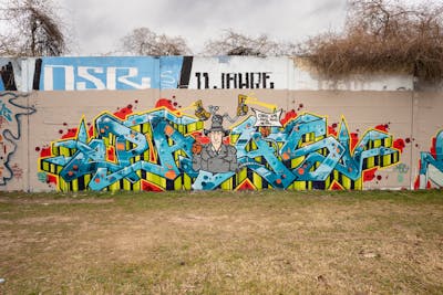 Colorful Stylewriting by Pays1. This Graffiti is located in Germany and was created in 2024. This Graffiti can be described as Stylewriting, Characters and Wall of Fame.