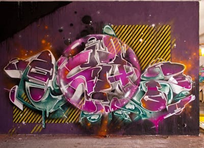 Coralle and Colorful Stylewriting by Posa and Oshi. This Graffiti is located in Germany and was created in 2020. This Graffiti can be described as Stylewriting, 3D and Abandoned.