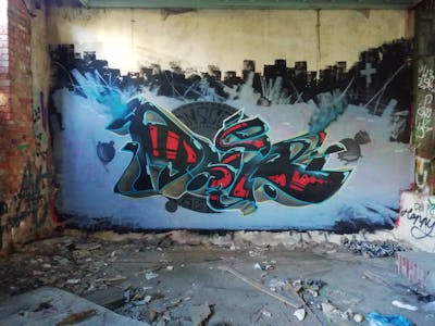 Grey and Colorful Stylewriting by Aser. This Graffiti is located in Leipzig, Germany and was created in 2022. This Graffiti can be described as Stylewriting and Abandoned.