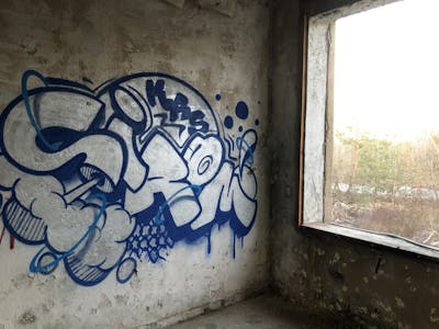 Chrome Abandoned by Sirom. This Graffiti is located in Oschatz, Germany and was created in 2021. This Graffiti can be described as Abandoned and Stylewriting.